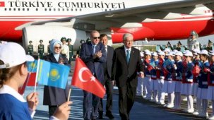 Cumhurbaşkanı Erdoğan Astana'da