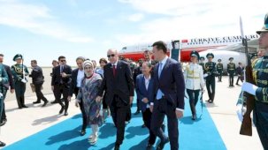 Cumhurbaşkanı Erdoğan Türkistan'da