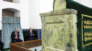 Cumhurbaşkanı Erdoğan, Türkistan’da kültür gezisinde