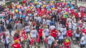 Denizli’de Umuda Pedal Çevir Bisiklet Şenliği