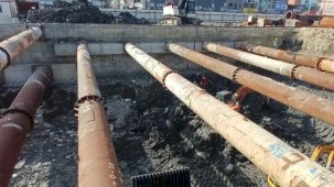Halkapınar yeraltı araç depolama tesisi şekilleniyor