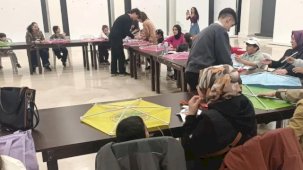 İstanbul Maltepe'de annelere özel uçurtmalar tasarlandı
