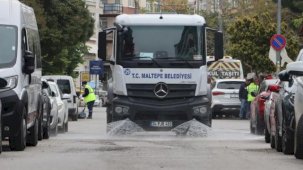 İstanbul Maltepe’de temizlik seferberliği