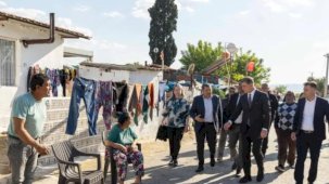 İzmir Çırpı'da Başkan Tugay halkla buluştu