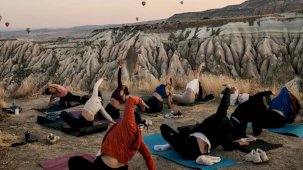 Kapadokya’da Bi’Yoga Fest hazırlığı