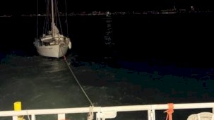 Kınalıada açıklarında korku dolu anlar