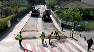 Kocaeli Başiskele sahilinde trafik ve yaya düzenine yenileme