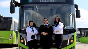 Kocaeli’de ulaşıma “anne eli” değdi