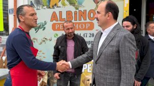 Konya Meram'da başkanlardan esnaf ziyareti