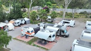 Konyaaltı Karavan Park’ta bayram yoğunluğu