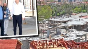 Konya’da Mevlevi Dergahı inşaatı hızla sürüyor
