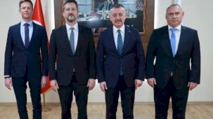 Macaristan Büyükelçisi Matis, Büyükakın’a konuk oldu