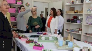 Maltepe'de Üreten Engelliler Merkezi’nde yıl sonu sergisi