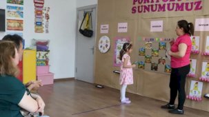 Maltepeli miniklerden ailelerine hüner sergisi