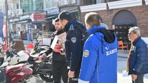 Manisa'da Sevgi Yollarında kameralı denetim