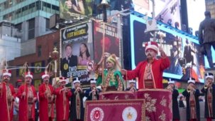MSB Mehteran Birliği'nden Times Meydanı'nda müthiş performans