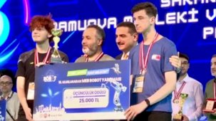 Sakarya’ya robotik alanda Türkiye derecesi