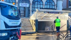 Trabzon’da bayram öncesi temizlik seferberliği