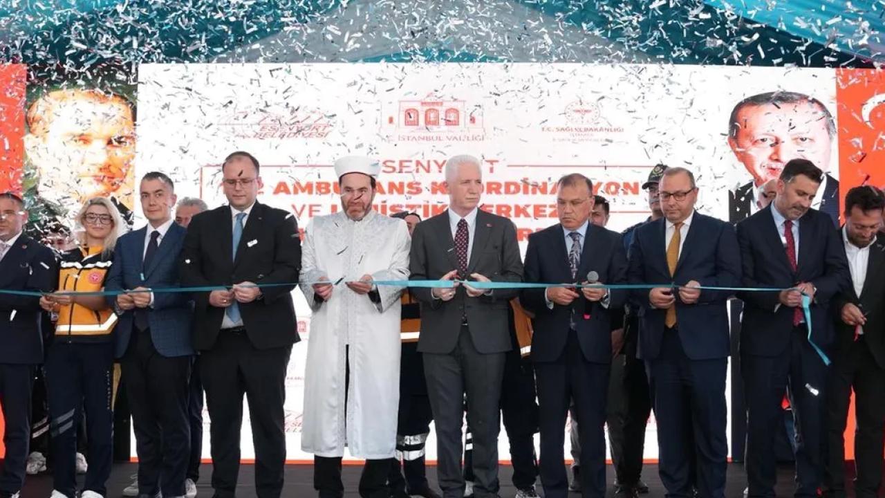 112 Esenyurt Ambulans Koordinasyon ve Lojistik Merkezi hizmete girdi