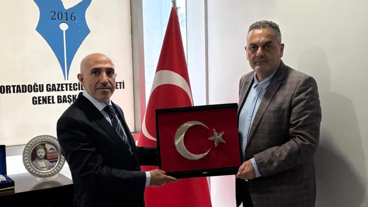 Ağrı'da Ortadoğu Gazeteciler Cemiyeti’ne Saim Durm