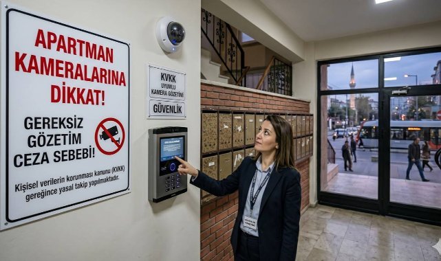 Apartman kameralarına dikkat! Gereksiz gözetim ceza sebebi!