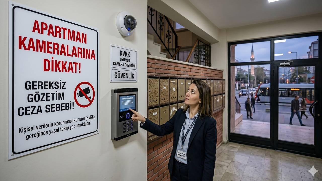 Apartman kameralarına dikkat! Gereksiz gözetim cez