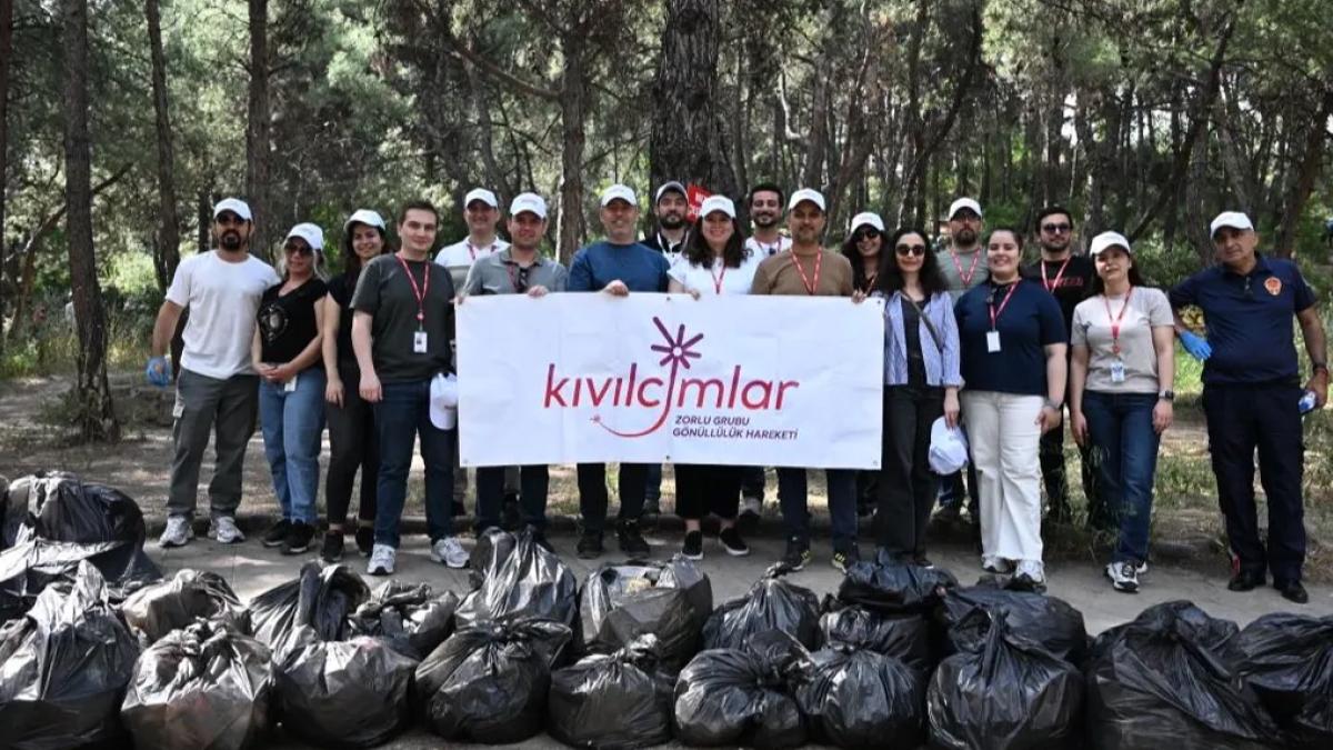 Çiftlik Park Mesire Alanı’nda çevre için el ele verildi