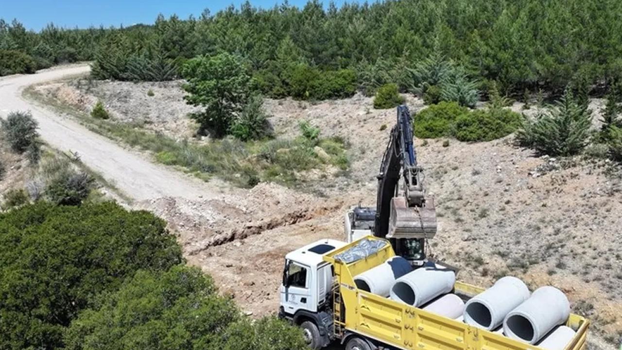 Denizli’de 4 ilçeyi birbirine bağlayan yolda çalışmalar başladı