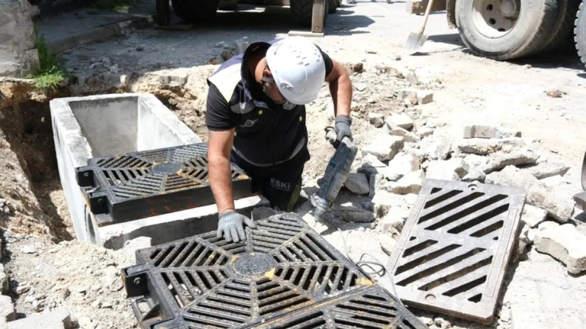 Eskişehir’de yağmur suyu altyapısına güçlendirme