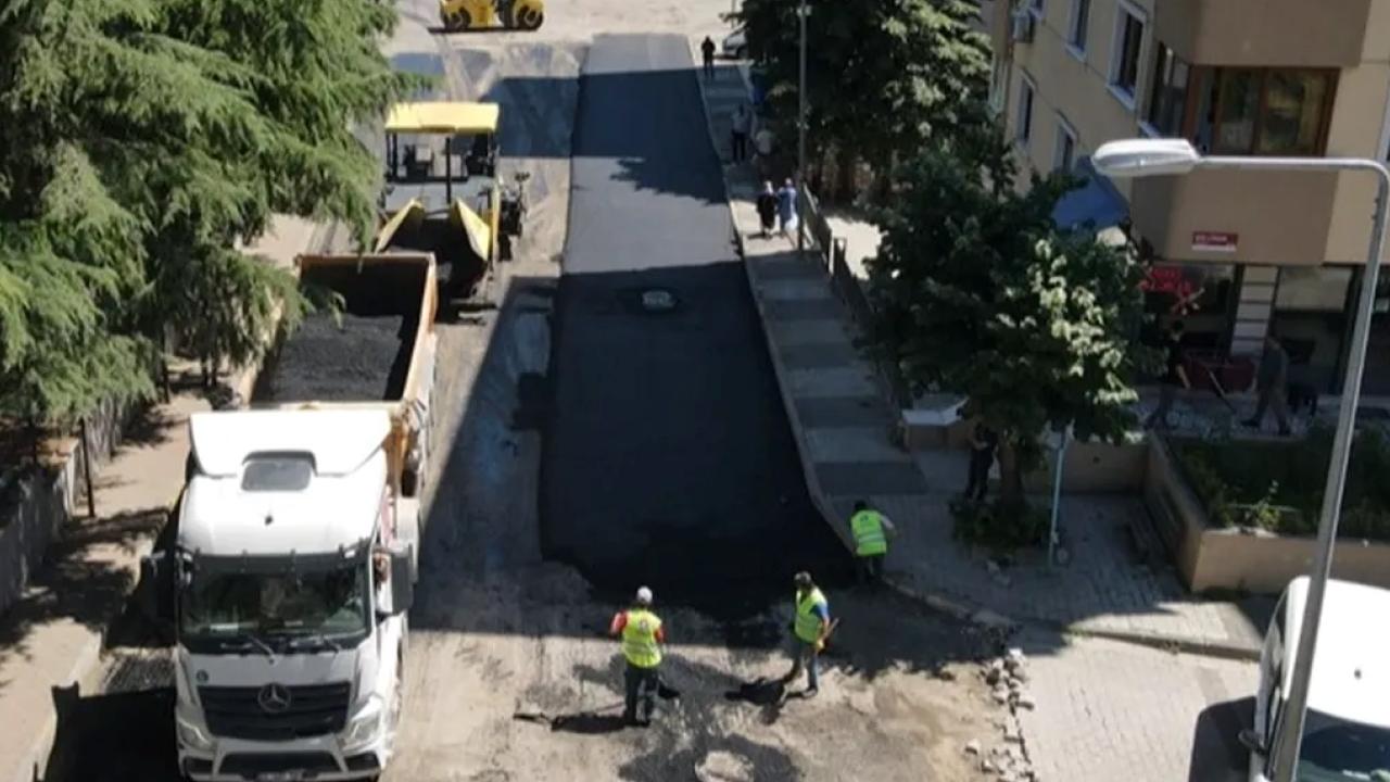 İstanbul Maltepe’de asfalt çalışmaları hızlandı