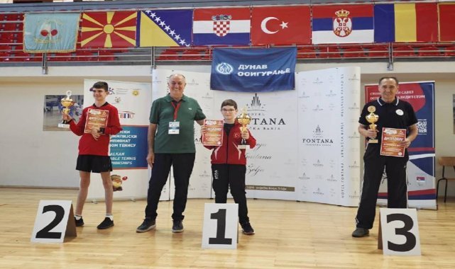 Karataylı Tahir Efe Şahin Balkan Şampiyonu