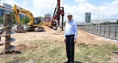 Konya'da büyükşehir alt yapı yatırımlarını sürdürüyor