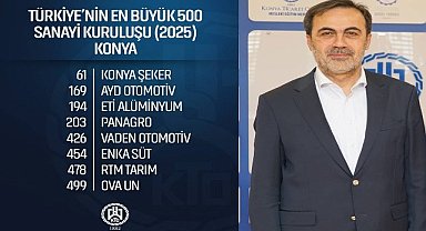 Konya firmalarından İSO 500 başarısı