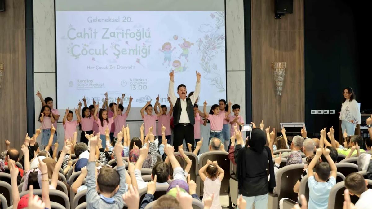 Konya Karatay’da 20. Cahit Zarifoğlu Çocuk Şenliği düzenlend