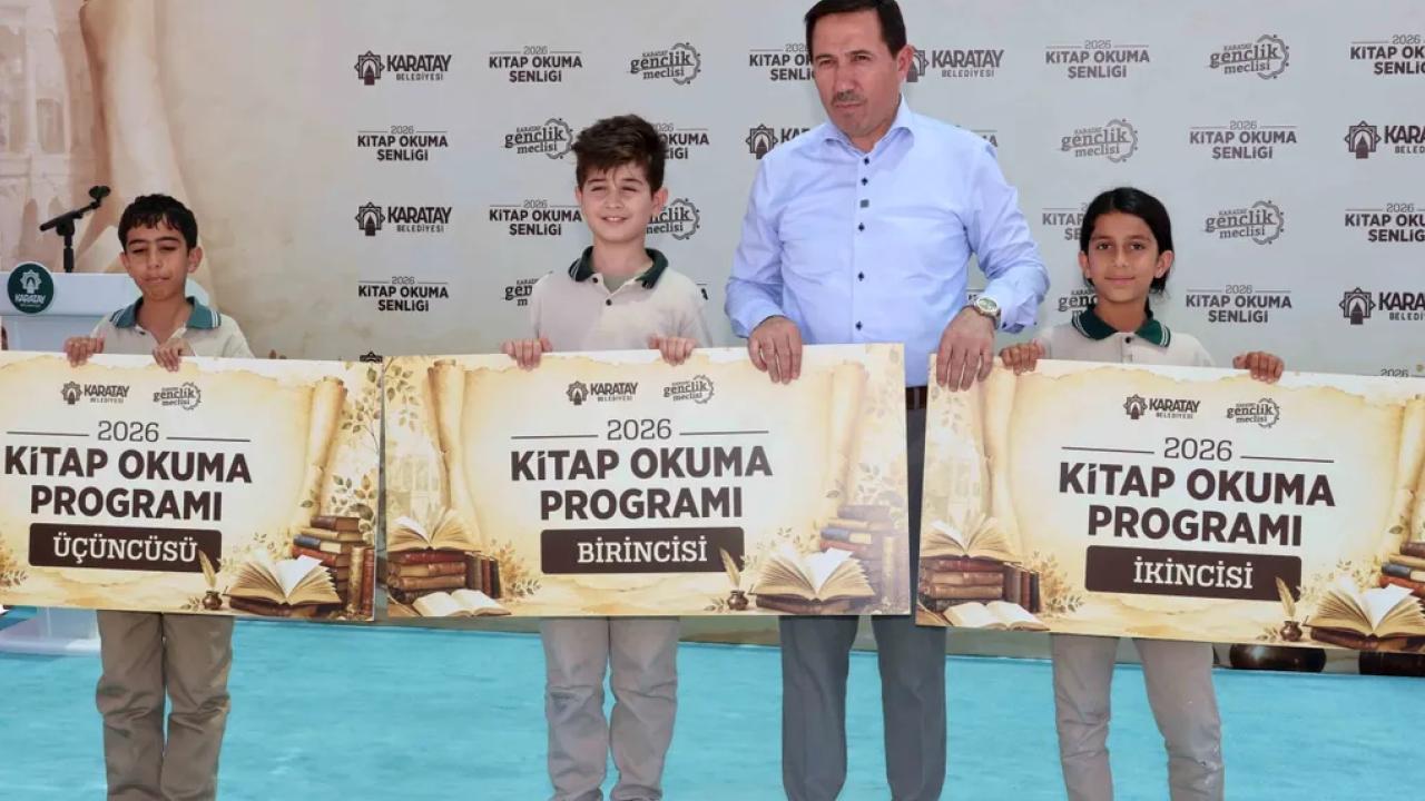 Konya Karatay'da kitap okuma projesi şenliklerle tamamlandı