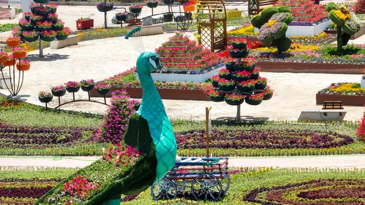 Konya Selçuklu Çiçek Bahçesi yeni sezona kapılarını açıyor