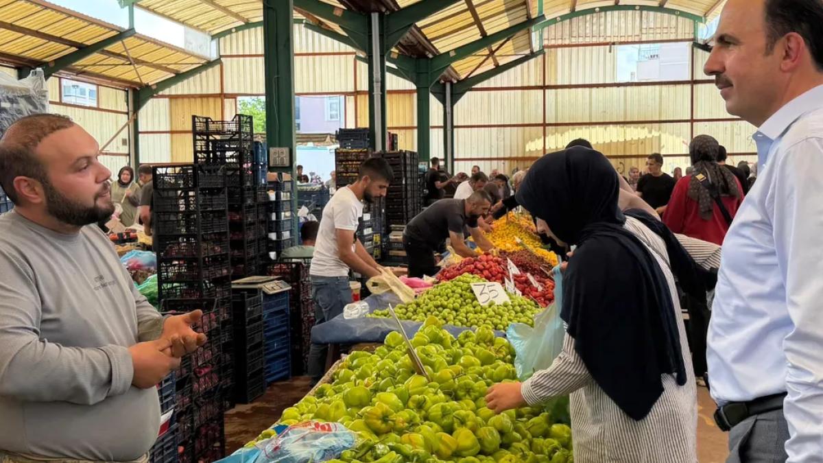 Konya’da Başkan Altay’dan esnaf ve vatandaş ziyareti