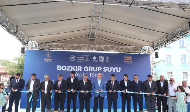 Konya'da 'Grup Suyu Projesi' hizmete girdi