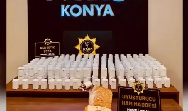 Konya'da uyuşturucu operasyonu: 18 tutuklama