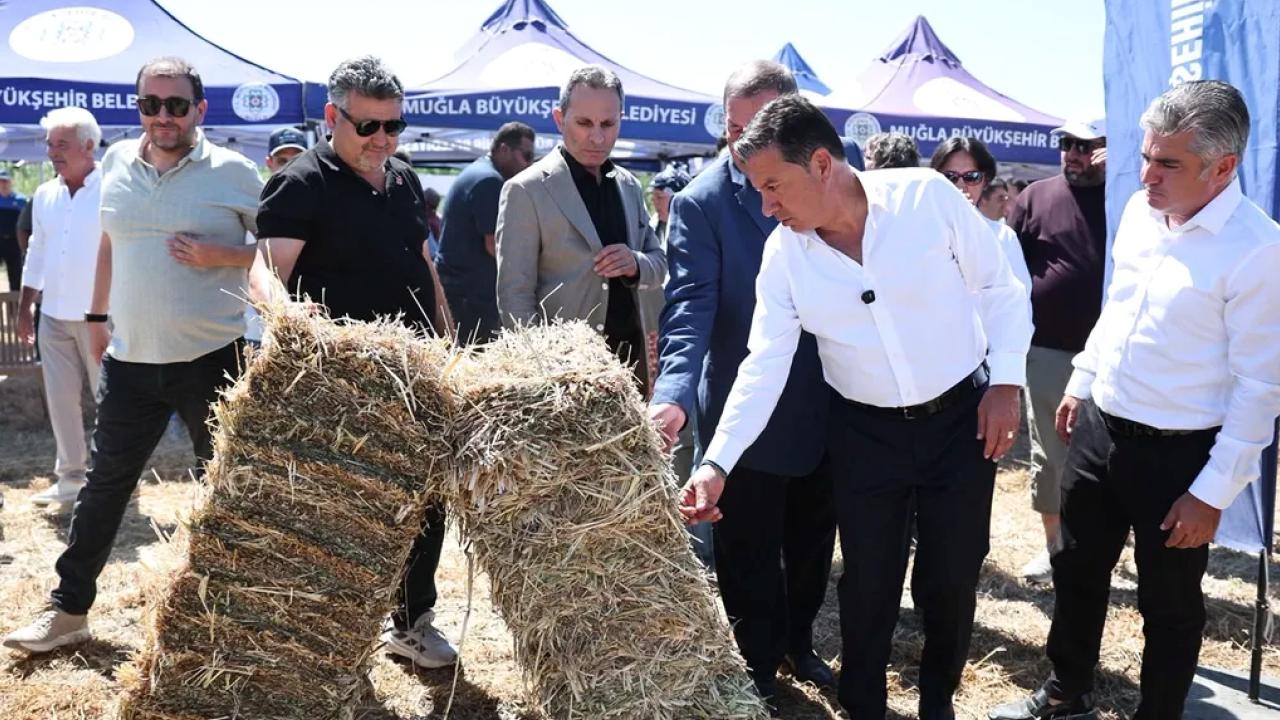 Muğla’da üreticiye kaba yem ve balık yemi desteği