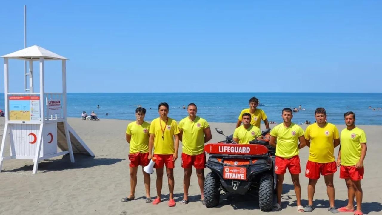 Samsun’da rip akıntısına dikkat çeken nefes kesen tatbikat