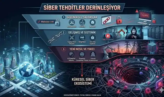 Siber tehditler derinleşiyor!
