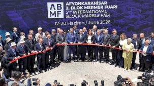Afyonkarahisar Blok Mermer Fuarı kapılarını açtı... 183 yabancı alıcı Türkiye’de