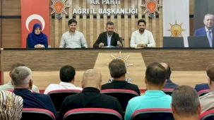 AK Parti Ağrı'da kentin güncel yatırımları görüşüldü