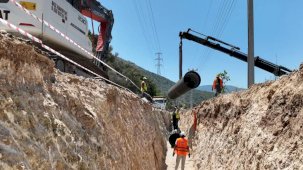 Antalya Kaş’ta içme suyu yatırımı sürüyor