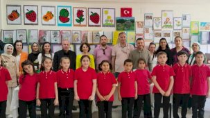 Artvin'de ilkokul öğrencilerince hazırlanan sergi büyük ilgi gördü