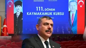 Bakan Çiftçi'den 111. dönem Kaymakam adaylarına tecrübe paylaşımı