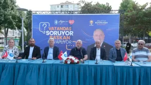 Çorum’da halkla buluşma programı