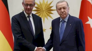 Cumhurbaşkanı Erdoğan, Almanya Şansölyesi Merz ile görüştü