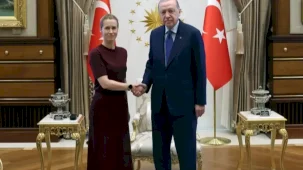 Cumhurbaşkanı Erdoğan, Kallas'ı kabul etti